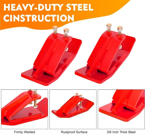 Vista 7 de Protector de cubo de tractor 2 PCS rojo