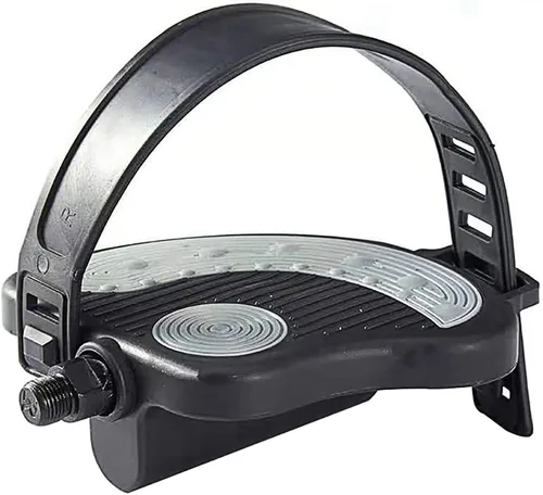 Vista 2 de Pedales de bicicleta estática con correas para bicicleta Peloton, bicicleta de ciclismo giratoria, bicicleta de ejercicio interior, piezas