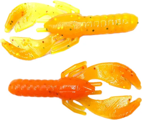 Vista 14 de Phat Pak Baits - Beasty Bug Jr Ned Rig Craw Finesse Bass Señuelo de pesca de plástico suave 20ct 2.8" Bicho Bama