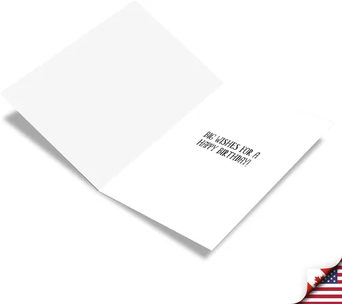 Vista 2 de The Best Card Company - Tarjeta de felicitación de cumpleaños de 1 gato con sobre - Papelería de gatito lindo, tarjeta de felicitación de cumpleaños
