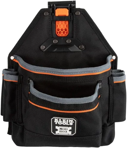 Vista 7 de Klein Tools MODbox Tool Pouch, Electrician Bag, Quickly Attach and Release from Tool Belts and MODBox Rail System