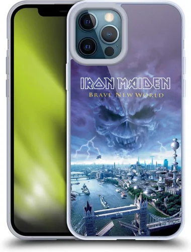 Vista 193 de Head Case Designs Funda de gel suave con licencia oficial de Iron Maiden Brave New World, compatible con Apple iPhone 7 Plus/iPhone 8 Plus Nuevo