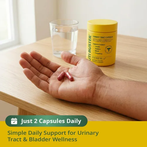 Vista 6 de UTI Buster - Suplemento para la salud del tracto urinario con arándano, D-manosa y vitamina C, apoya la salud de la vejiga y el apoyo urinario