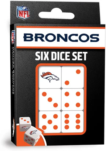 Vista 8 de MasterPieces Game Day - NFL Baltimore Ravens - Juego de 6 dados con logotipo del equipo, tamaño estándar D6