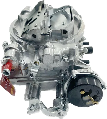 Vista 2 de 1826 18026 - Repuesto de carburador de 4 barriles para carburador Thunder AVS de 650 CFM, acabado satinado, orificio cuadrado todoterreno