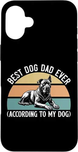 Vista 23 de Cane Corso Mastiff, Best Dog Dad Ever According to My Dog Case for iPhone 17