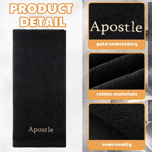 Vista 3 de Buryeah 2 Piezas Toallas de Mano Pastor Toallas de Mano Bordadas Cristianas Regalos de Apreciación para el Clero de la Iglesia Cristiana para el Día