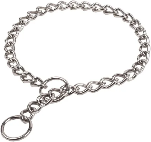 Vista 7 de SGODA Collar de cadena para perro, collar de estrangulador de entrenamiento, 18 pulgadas, 0.098 in