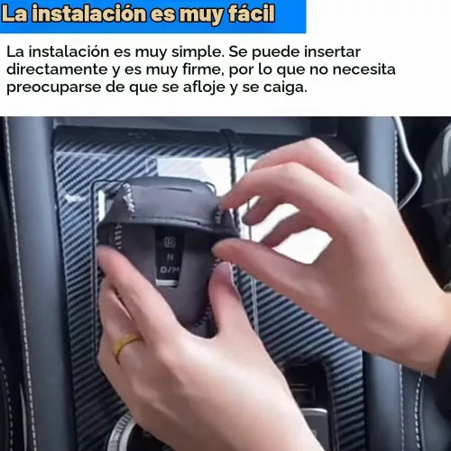 Vista 5 de Accesorios de interior personalizados para Mitsubishi Outlander 2022 2023 2024 Outlander PHEV 2023 2024 Cubierta de pomo de cambio de marcha