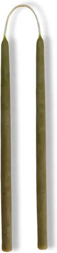 Vista 28 de Candlestock Velas cónicas de cera de abejas – 1/2 pulgada de diámetro, cera de abeja pura 100% natural de Estados Unidos, mecha de algodón, sin