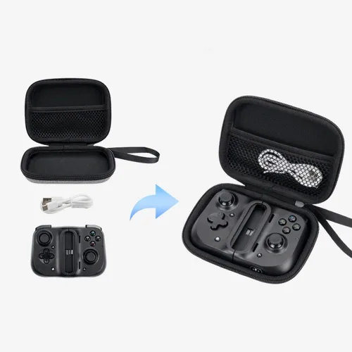 Vista 4 de XBERSTAR Mobile Game Controller Case Compatible with Razer Kishi Controller Smartphone Gamepad