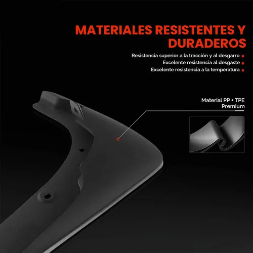 Vista 4 de A-Premium Guardabarros compatibles con Toyota RAV4 2000-2005 Sport Utility, no requiere perforación, protectores de lodo con accesorios de hardware
