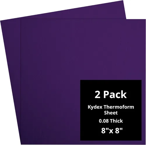 Vista 143 de Kydex Sheets - Solid Color DIY Kit for Crafting Holsters, Sheaths, and Mag Pouches - (8x8, 8x12, 12x12), Premium Thermoform Sheets - Thick, Durable