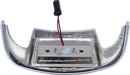 Vista 6 de TCT-MOTORPARTS Punta de guardabarros delantero Luz de humo Len se adapta a Harley Ultra Classic Electra Softail Glide