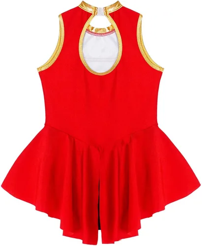 Vista 4 de Loloda Disfraz de maestro de anillo de circo para niños y niñas vestido de baile de carnaval leotardo