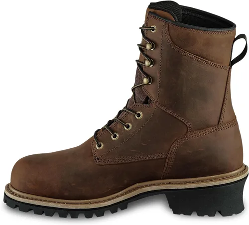 Vista 3 de Irish Setter, Mesabi, para hombre, 8.0 in, impermeable, puntera de seguridad de acero, bota de leñador