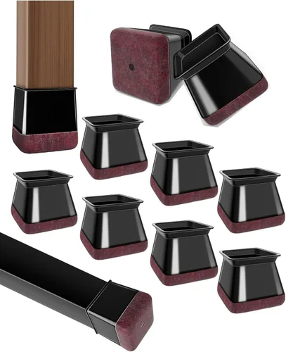 Vista 13 de OCONDA 20 Pcs Chair Leg Floor Protectors, Fit Diameter: 9/16" to 12/16" Transparente-20 piezas