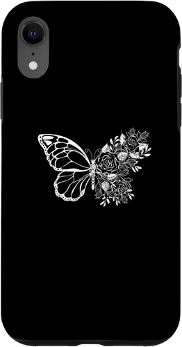 Vista 25 de Butterfly with Flowers Design Butterflies Flower Lover Case for iPhone 16