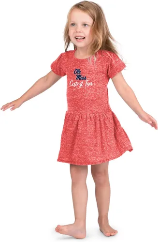 Vista 6 de Little King NCAA Knobby - Vestido para niñas pequeñas, tallas 2T, 3T y 4T