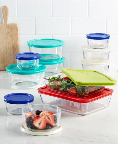 Vista 2 de Pyrex Contenedor de almacenamiento de alimentos de 22 piezas