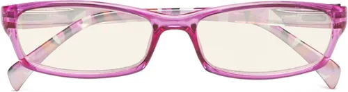 Vista 9 de CessBlu Gafas de lectura para computadora con filtro de luz azul para mujer