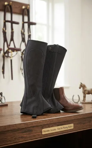 Vista 2 de Shires Moretta Amara Half Chaps - Niños