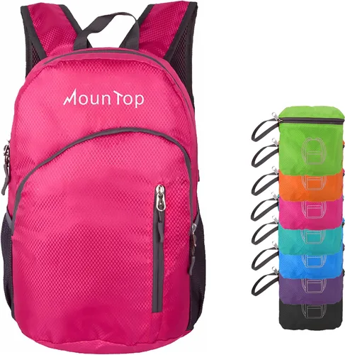 Vista 8 de MounTop Mochila resistente al agua plegable ligera al aire libre para viajes senderismo equitación