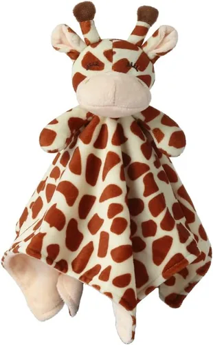 Vista 44 de CREVENT Manta de seguridad facial de animales de felpa suave para niños y niñas, gran regalo para cumpleaños, baby shower (perro azul + etiqueta)