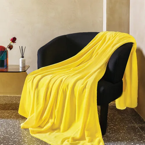 Vista 24 de JIAHANNHA Manta de forro polar de franela (50 x 60 pulgadas), manta beige para sofá o cama, 280 GSM, manta de felpa súper suave, acogedora y ligera