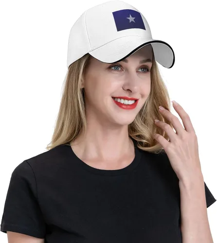 Vista 3 de QIZYOQA Bonnie Blue Flag Knitting Effect Baseball Cap for Men Women Adjustable Funny Dad Hat