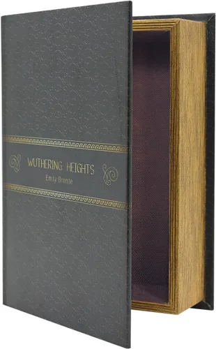 Vista 23 de PACOLO Cajas de libros decorativas, cubierta de madera sintética para almacenamiento oculto de joyas, dinero y efectivo (Avión)