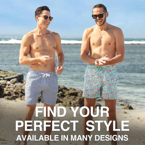 Vista 6 de Kanu Surf Mens Monaco Swim Trunks (Regular & Extended Sizes)