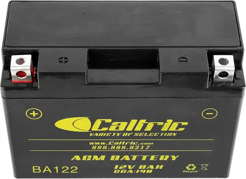 Vista 4 de Caltric Agm - Batería compatible con Yamaha R6 Yzf-R6 Yzfr6 2001-2005