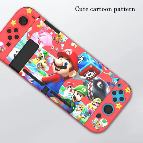 Vista 8 de PERFECTSIGHT Funda protectora compatible con Nintendo Switch Funda delgada antiarañazos a prueba de golpes para NS Switch y Joy-Con, bonita funda