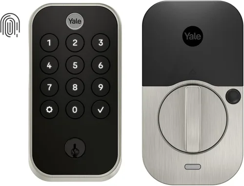 Vista 25 de Yale Assure Lock 2 Touch - Cerrojo inteligente de huellas dactilares, gamuza negra Wi-Fi (paquete de 2)