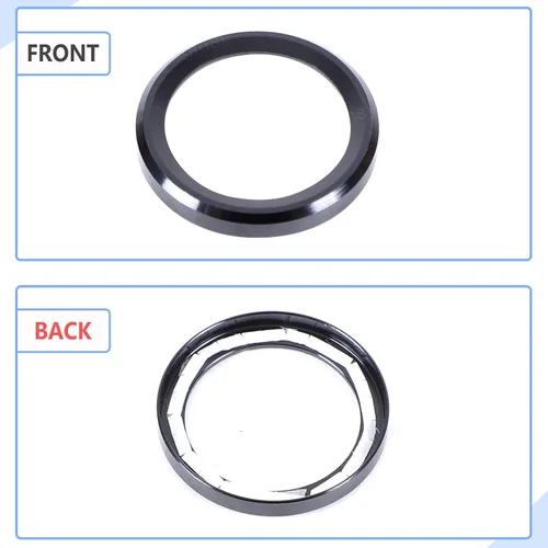 Vista 7 de Aunginsy Cubierta de anillo para decoración de arranque de motor de automóvil compatible con Ford Maverick 2022 2023 2024 de aluminio para botón