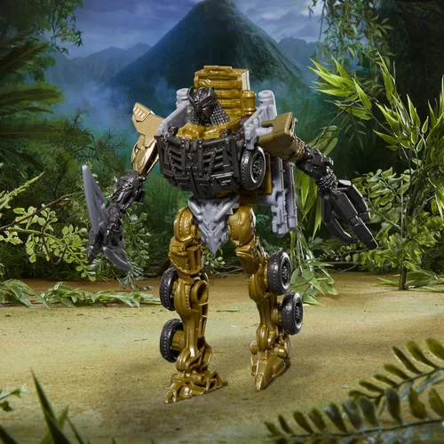 Vista 5 de Transformers Toys Rise of The Beasts Movie Beast Alliance Battle Changers Scourge Figura de acción, para edades de 6 años en adelante, 4.5 pulgadas