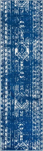Vista 67 de Unique Loom Lennon Collection - Alfombra de área Zal (2 pies x 3 pies 1 pulgada, rectangular, gris y marfil)