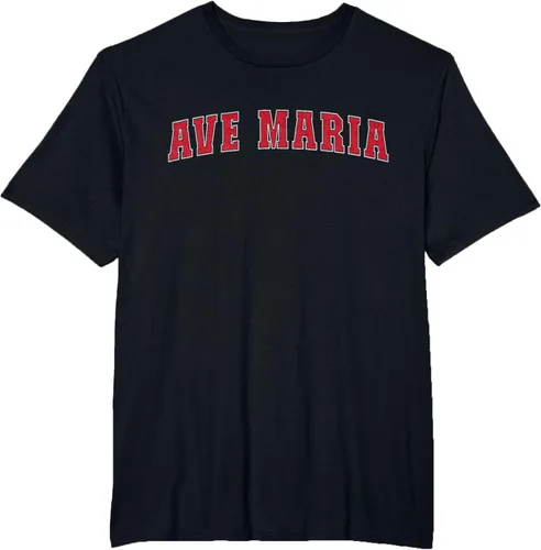 Vista 37 de Ave Maria FL Florida - Camiseta, Negro