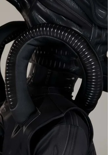 Vista 8 de Disfraz Premium de Alien Xenomorph para Adultos Talla Plus Multicolor