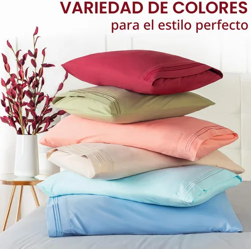 Vista 4 de Mellanni Fundas de almohada – Fundas de almohada lujosas, extrasuaves, refrescantes – 2 fundas de almohada de la colección Iconic – Cierre de sobre