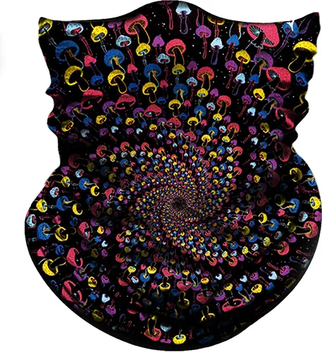 Vista 29 de Obacle Máscara Facial Sin Costuras Rave Bandana Hombres Mujeres para Protección contra Polvo Sol Viento Plátano hoja verde