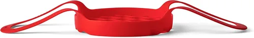 Vista 3 de Cuisipro Eslinga de silicona para cocinar y hornear, 19.75 x 7.88 x 1.13 pulgadas, rojo