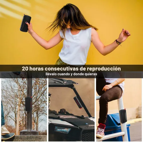 Vista 8 de Dprofy 2 altavoces de golf Bluetooth magnéticos portátiles profesionales, inalámbricos, impermeables, IPX6/a prueba de golpes, altavoces de golf