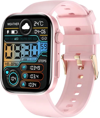 Vista 11 de Relojes inteligentes para hombres y mujeres, hacer/responder llamadas, pantalla HD de 2.01 pulgadas con más de 260 caras de reloj, monitor