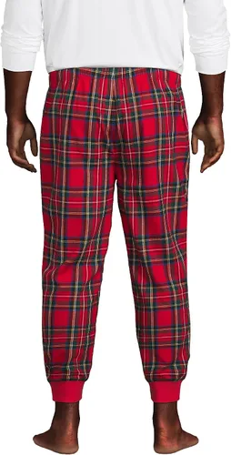 Vista 2 de Lands' End Pantalones de pijama de franela para hombre
