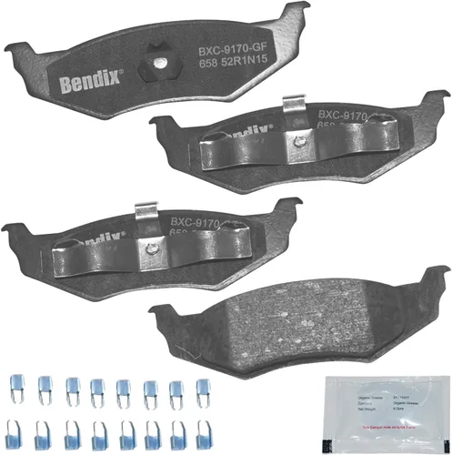 Vista 131 de Bendix Priority1 CFC154 - Juego de pastillas de freno de disco para Avanti II, Century, LeSabre, Regal, Riviera, chasis comercial, DeVille