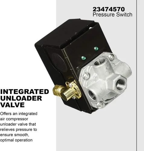 Vista 4 de Ingersoll-Rand 23474570 Interruptor de presión para compresor de dos etapas