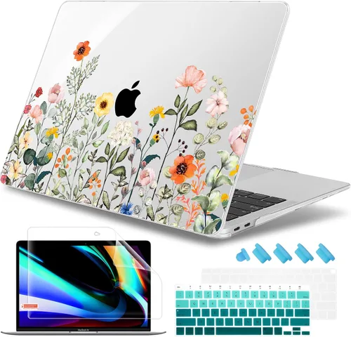 Vista 14 de May Chen Funda compatible con MacBook Air de 13 pulgadas 2022 2021, versión 2020-2018 Modelo: M1 A2337 A2179 A1932, carcasa rígida de plástico