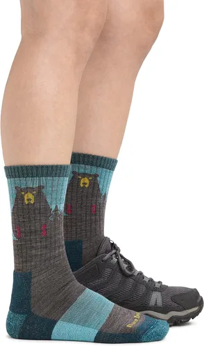 Vista 3 de Calcetines ligeros para mujer Darn Tough Animal Haus Crew